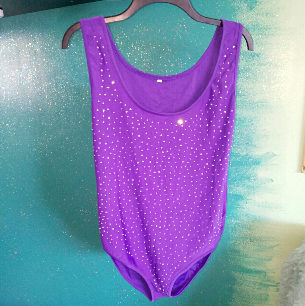 SOLD 🚫NEW RHINESTONE SWIMSUIT/BODYSUIT💎💎💎